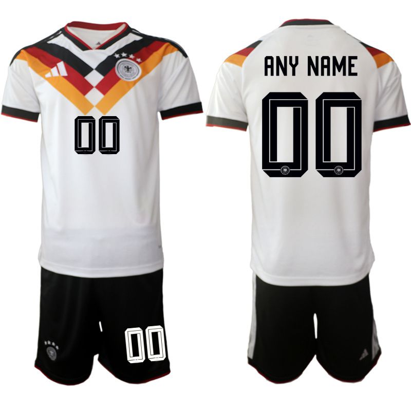 Men 2026 World Cup National Team Germany home white customized Soccer Jersey->germany jersey->Soccer Country Jersey